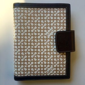Coach Leather Day Planner and Organizer